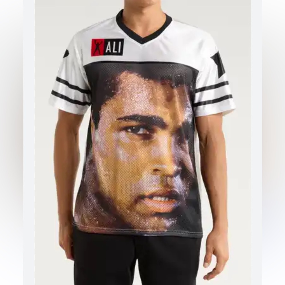 Nordstrom Brand Muhammad Ali Jersey Shirt Top Size Medium NWT Streetwear